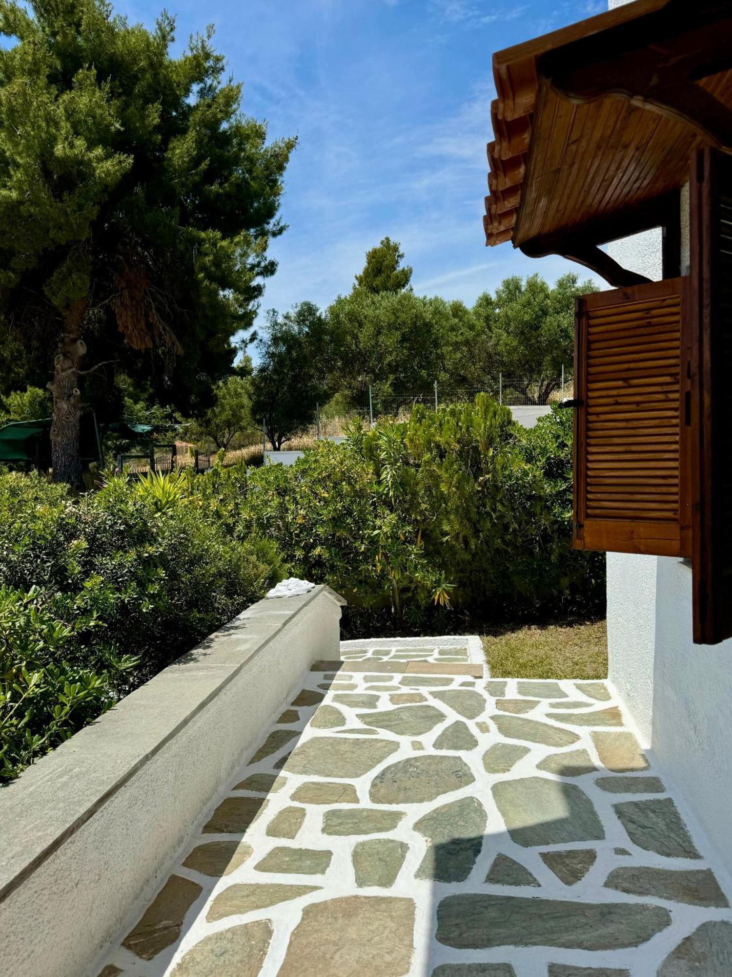 Summer Luxury Villa With Sea View Metamórfosi Extérieur photo