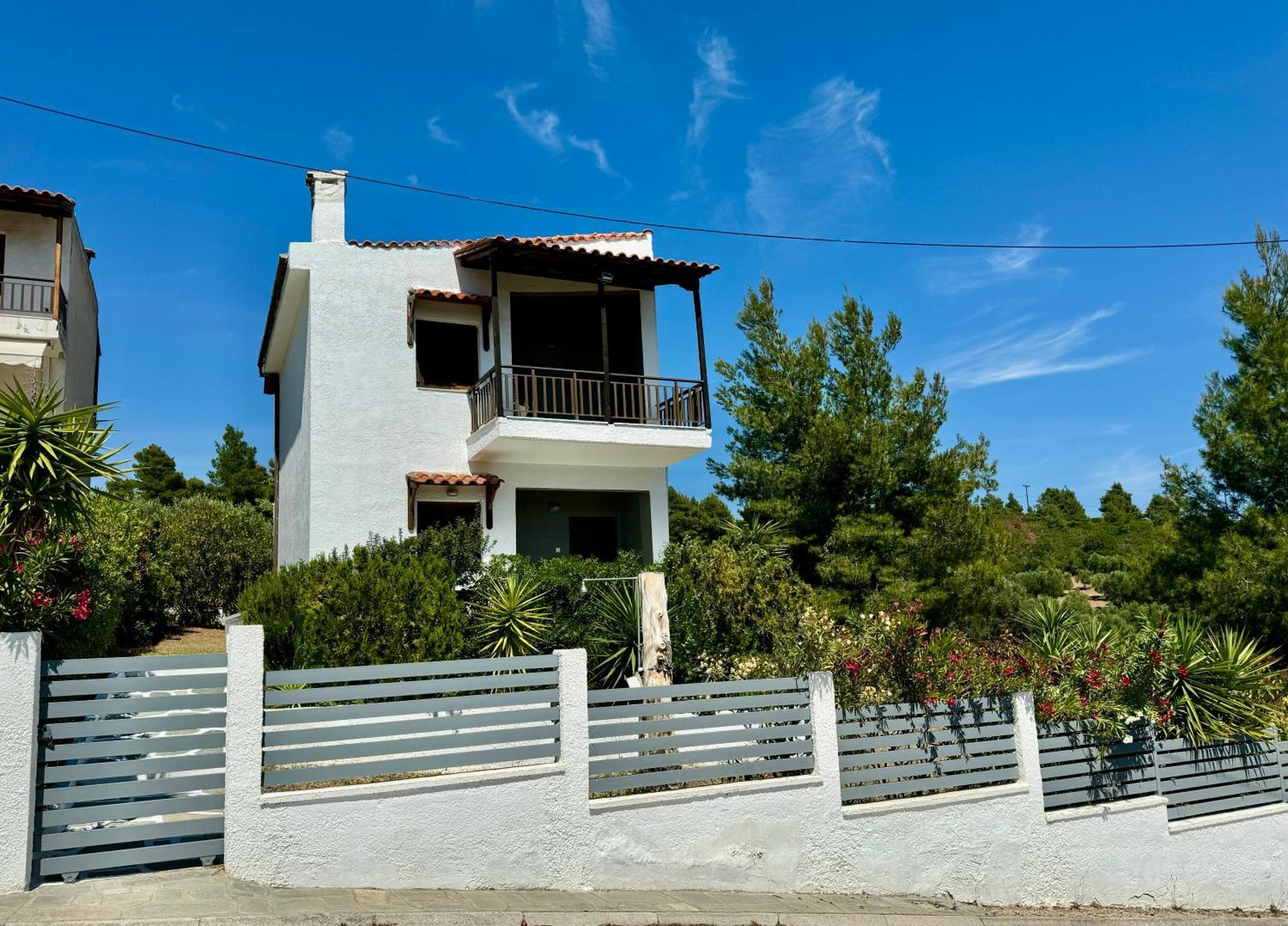 Summer Luxury Villa With Sea View Metamórfosi Extérieur photo
